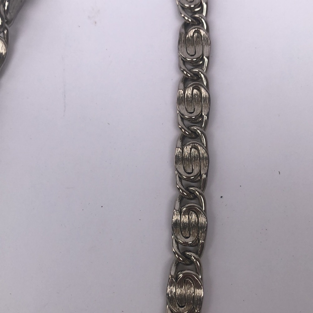 Vintage Chunky Heavy Necklace View 5